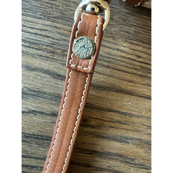 Dooney & Bourke Logo Jacquard Wristlet Zip Pouch - Picture 4 of 7